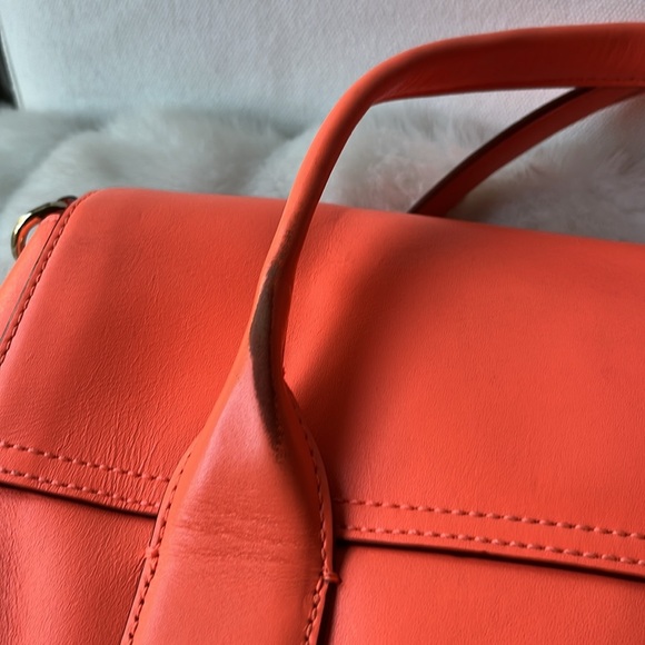 Kate Spade NY New Bond Street Florence Flap Satchel in Orange - Picture 9 of 9